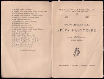 Vergilius: Zpěvy pastýřské