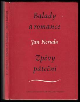 Jan Neruda: Zpěvy páteční