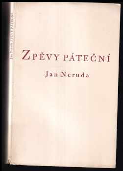 Jan Neruda: Zpěvy páteční