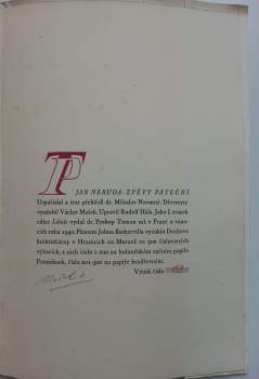 Jan Neruda: Zpěvy páteční