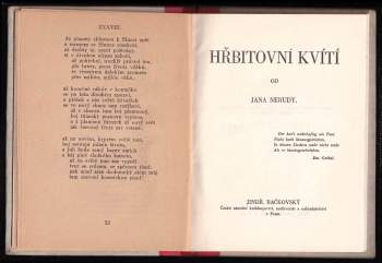 Jan Neruda: Zpěvy páteční + Písně kosmické + Hřbitovní kvítí