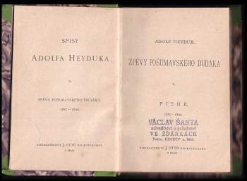 Adolf Heyduk: Zpěvy pošumavského dudáka