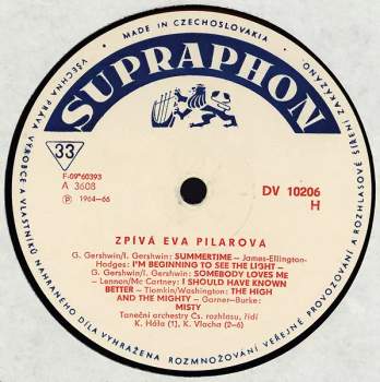 Eva Pilarová: Zpívá Eva Pilarová