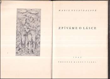 Marie Nesnídalová: Zpíváme o lásce