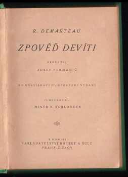 R Demarteau: Zpověď devíti