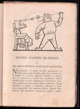 Jaroslav Hašek: Zpověď starého mládence