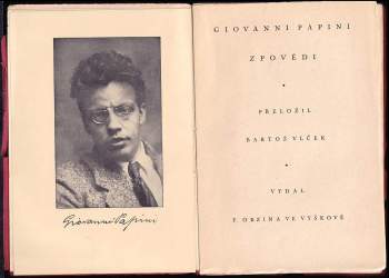 Giovanni Papini: Zpovědi