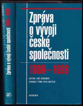 Petr Matějů: Zpráva o vývoji české společnosti 1989-1998