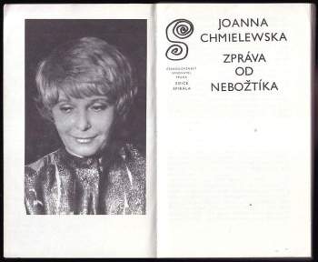 Joanna Chmielewska: Zpráva od nebožtíka