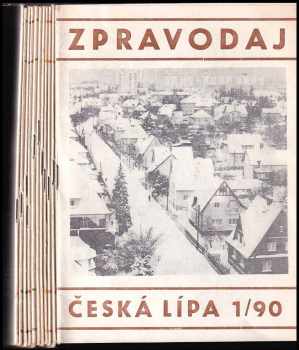 Zpravodaj Česká Lípa č. 1-12/90 KOMPLET