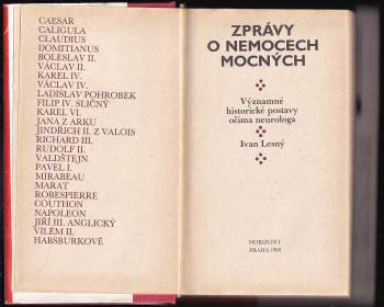 Ivan Lesný: Zprávy o nemocech mocných