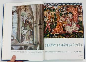 Jiří Hilmera: Zprávy památkové péče, ročníky XV. - XVIII. (1955 - 1958)