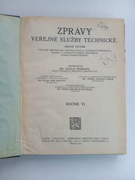 Miloslav Havelka: Zprávy veřejné služby technické Ročník VI. 24 čísel