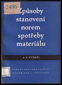 Způsoby stanovení norem spotřeby materiálu