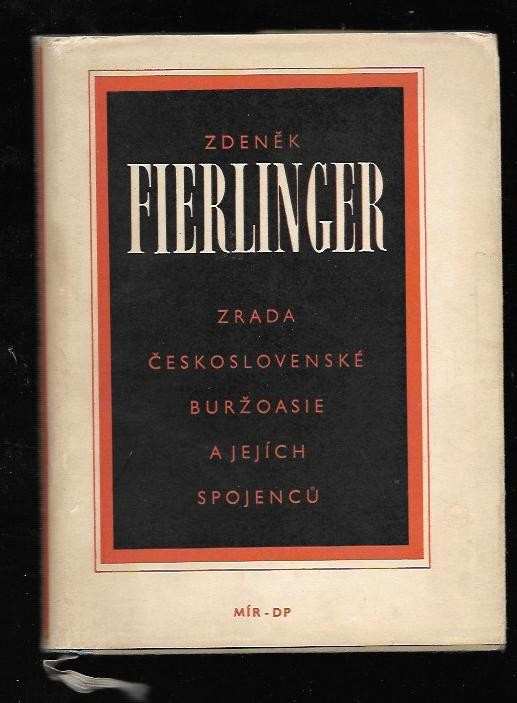 Zrada československé buržoasie a jejích spojenců