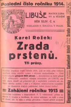 Karel Rožek: Zrada prstenů