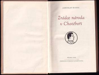Jaroslav Hašek: Zrádce národa v Chotěboři