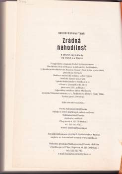 Nassim Nicholas Taleb: Zrádná nahodilost