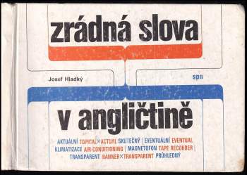 Otomar Radina: Zrádná slova ve francouzštině