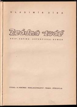 Vláďa Zíka: Zrádná tvář