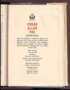 Edgar Allan Poe: Zrádné srdce