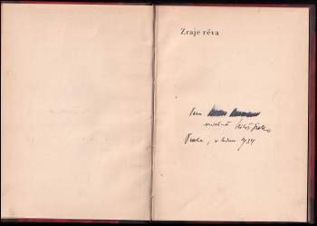 Miloš Jirko: Zraje réva