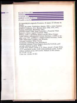 Jorge Luis Borges: Zrcadlo a maska