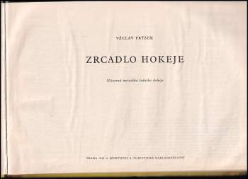 Václav Frýzek: Zrcadlo hokeje