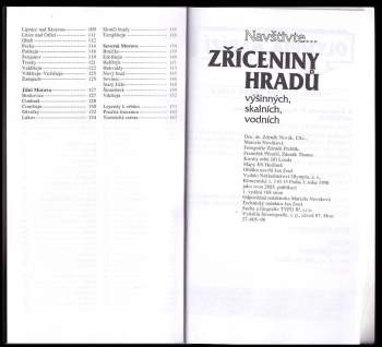 Marcela Nováková: Zříceniny hradů výšinných, skalních, vodních