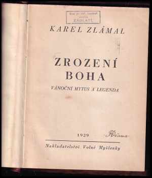 Karel Zlámal: Zrození boha