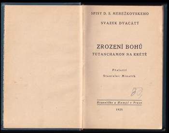 Dmitrij Sergejevič Merežkovskij: Zrození bohů