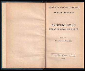 Dmitrij Sergejevič Merežkovskij: Zrození bohů