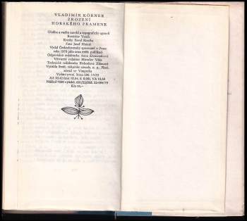 Vladimír Körner: Zrození horského pramene