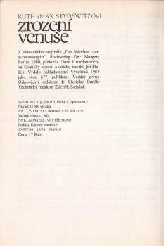 Max Seydewitz: Zrození Venuše