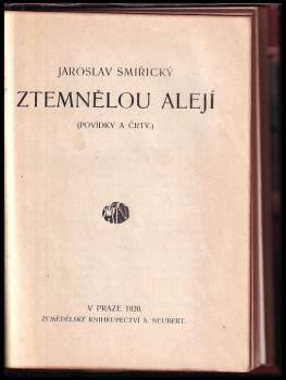 Josef Šach: Ztemnělou alejí