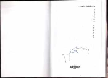 Jaroslav Matějka: Ztracená generace