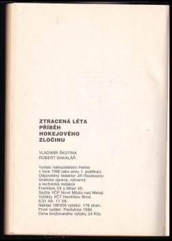 Vladimír Škutina: Ztracená léta