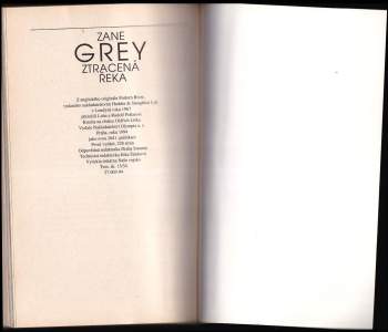 Zane Grey: Ztracená řeka