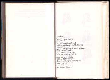 Zane Grey: Ztracená řeka