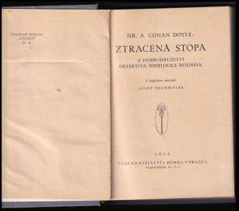 Arthur Conan Doyle: Ztracená stopa