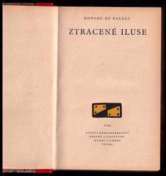 Honoré de Balzac: Ztracené iluse