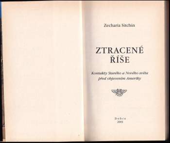 Zecharia Sitchin: Ztracené říše