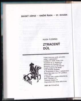 Hugh Fleming: Ztracený důl