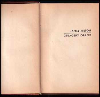 James Hilton: Ztracený obzor