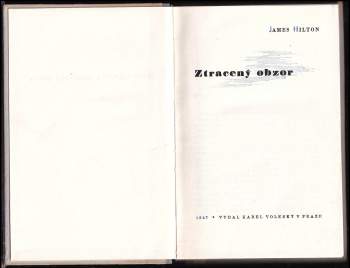 James Hilton: Ztracený obzor