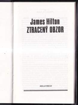 James Hilton: Ztracený obzor