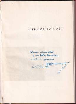 Josef Augusta: Ztracený svět