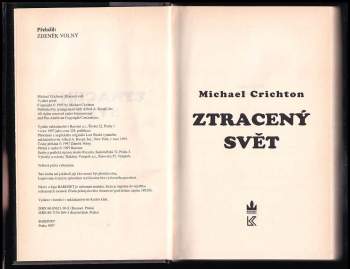 Michael Crichton: Ztracený svět