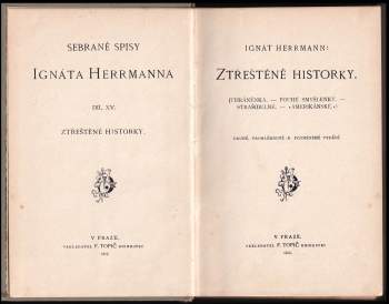 Ignát Herrmann: Ztřeštěné historky
