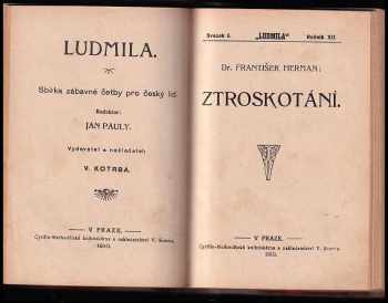 Vlasta Pittnerová: U Zdobilů. - Teta Anna + Ztroskotání